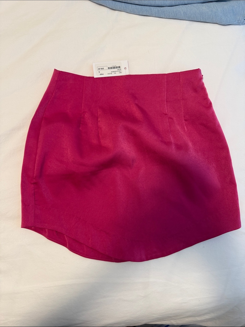 Blush Vibrant Fuchsia Mini Skirt